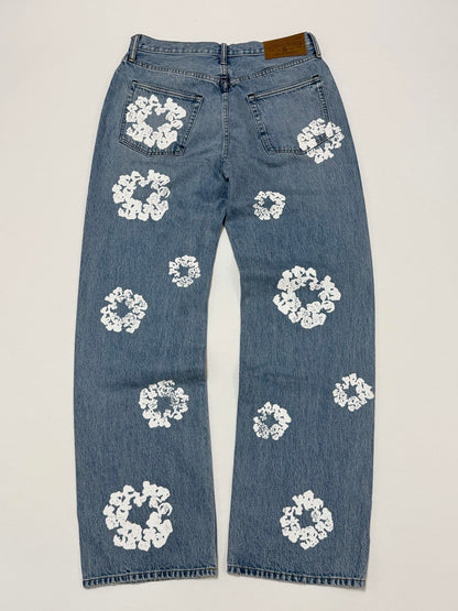 DENIM TEARS / BAGGY COTTON WREATH DENIM PANT