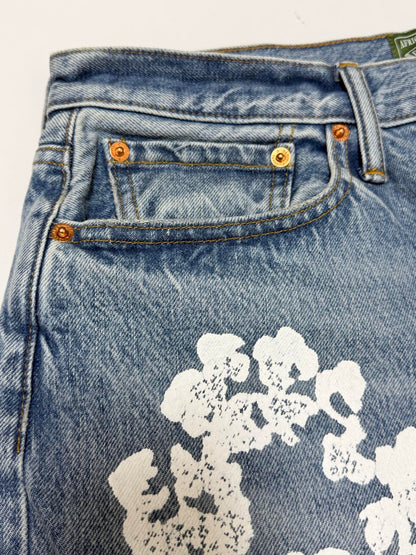 DENIM TEARS / BAGGY COTTON WREATH DENIM PANT