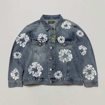 DENIM TEARS Cotton Wreath Denim Jacket
