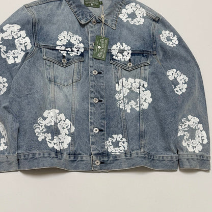 DENIM TEARS Cotton Wreath Denim Jacket