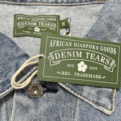 DENIM TEARS Cotton Wreath Denim Jacket