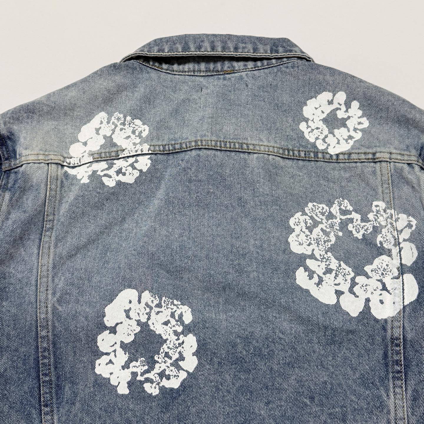 DENIM TEARS Cotton Wreath Denim Jacket