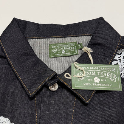 DENIM TEARS Cotton Wreath Denim Jacket