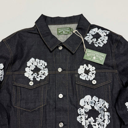 DENIM TEARS Cotton Wreath Denim Jacket