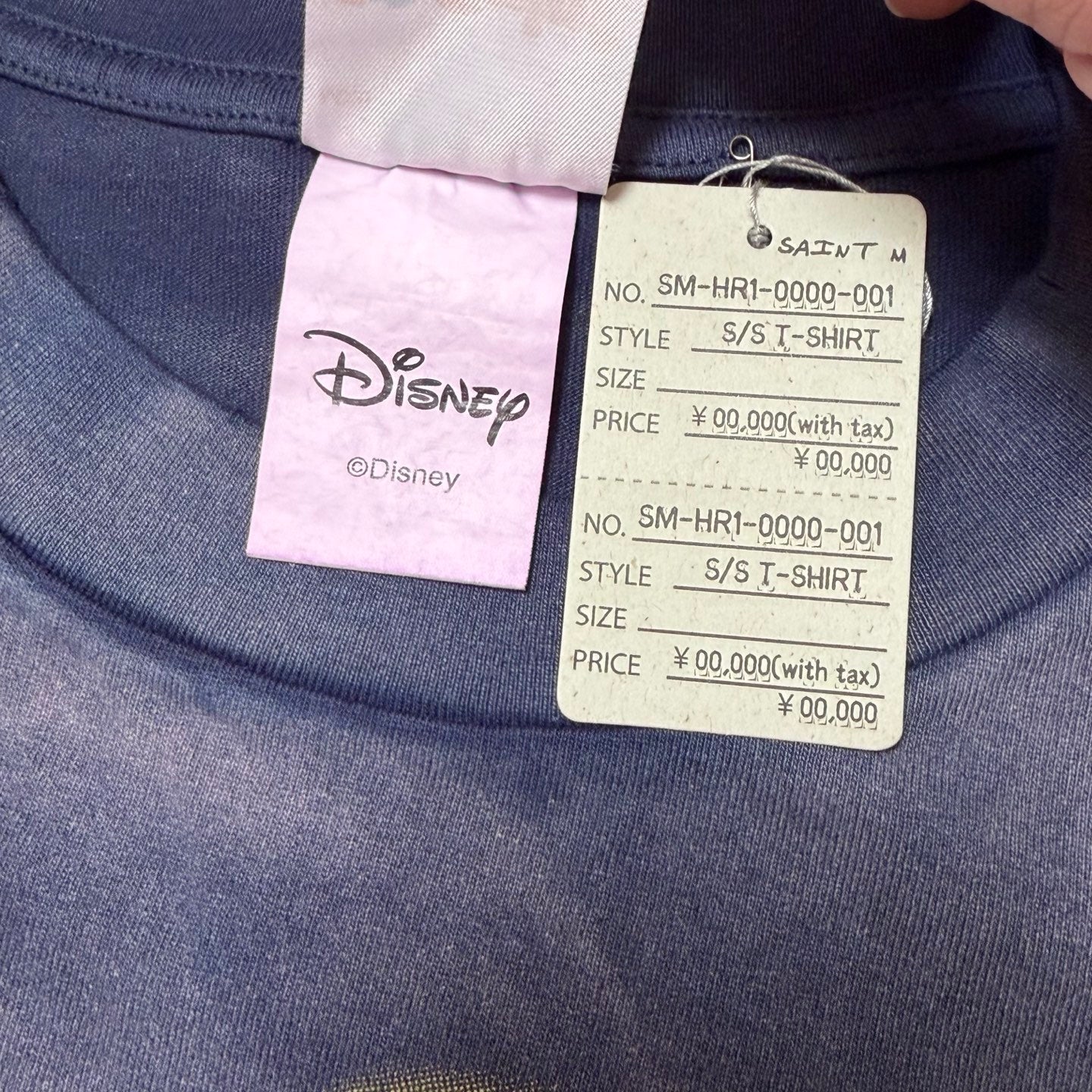SAINT Mxxxxxx Saint Michael SM-MK8-0000-C79/DSN_SS T-SHIRT/TINKER BELL/NAVY