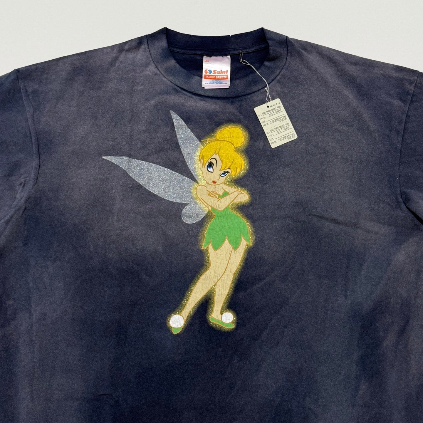 SAINT Mxxxxxx Saint Michael SM-MK8-0000-C79/DSN_SS T-SHIRT/TINKER BELL/NAVY