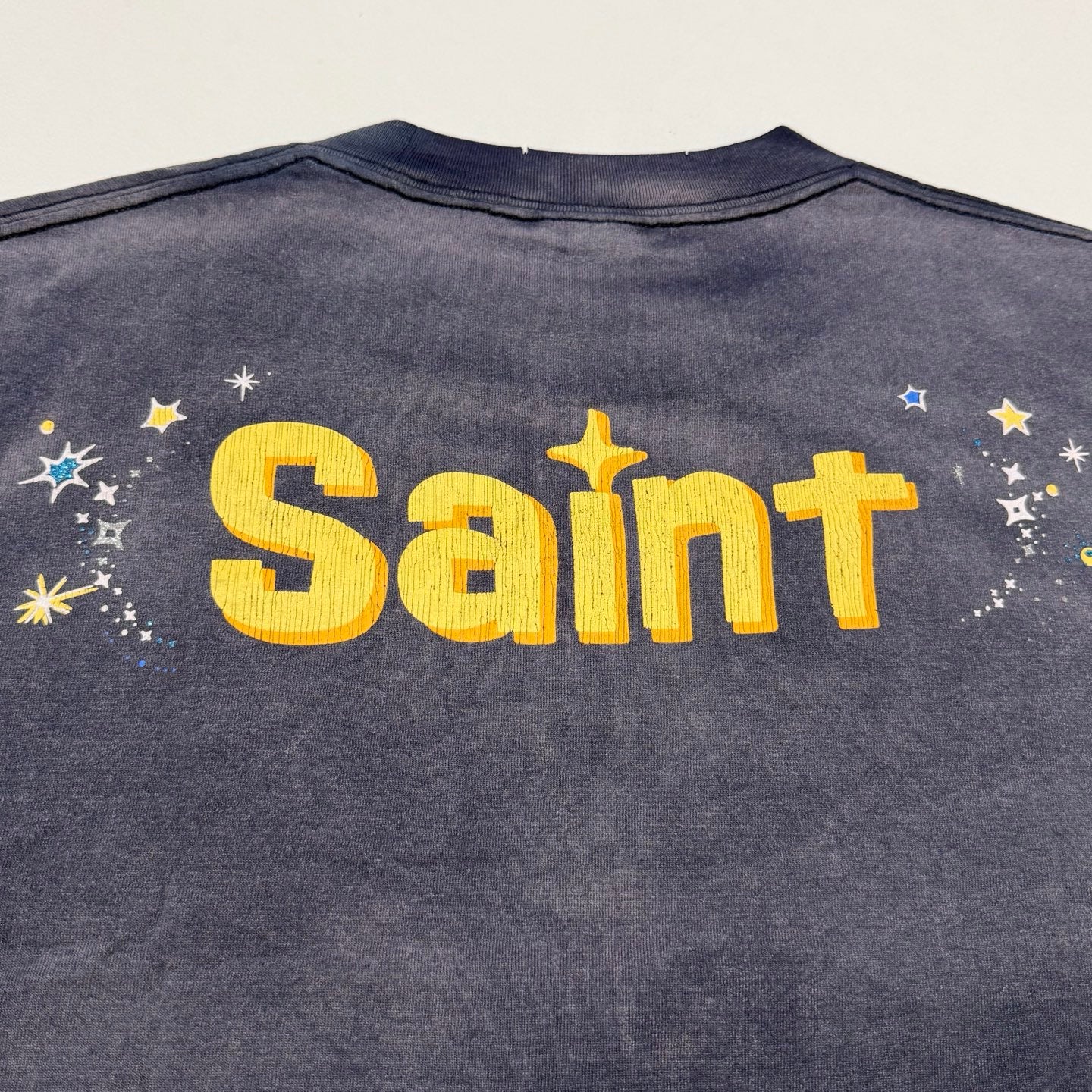 SAINT Mxxxxxx Saint Michael SM-MK8-0000-C79/DSN_SS T-SHIRT/TINKER BELL/NAVY