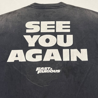 SAINT Mxxxxxx x FAST AND FURIOUS SS Tee Furious 7 "Black"