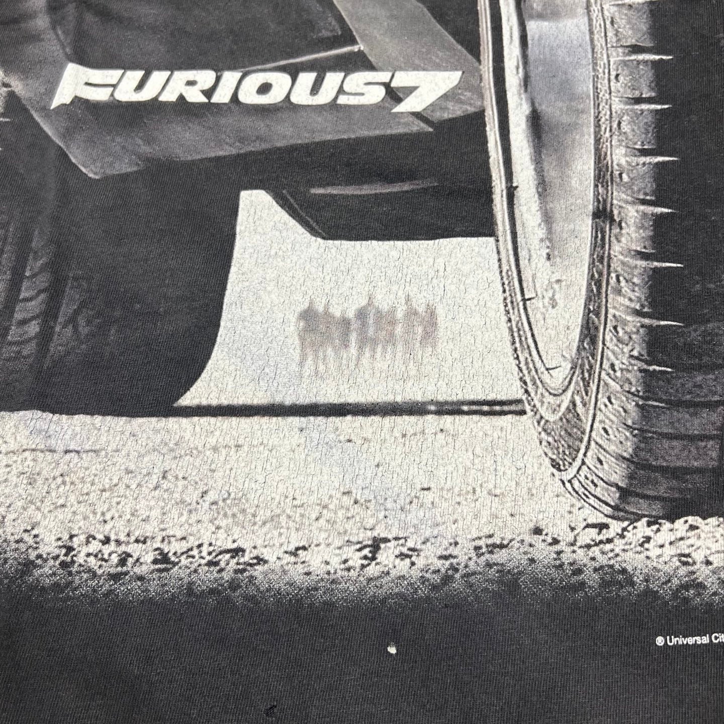 SAINT Mxxxxxx x FAST AND FURIOUS SS Tee Furious 7 "Black"
