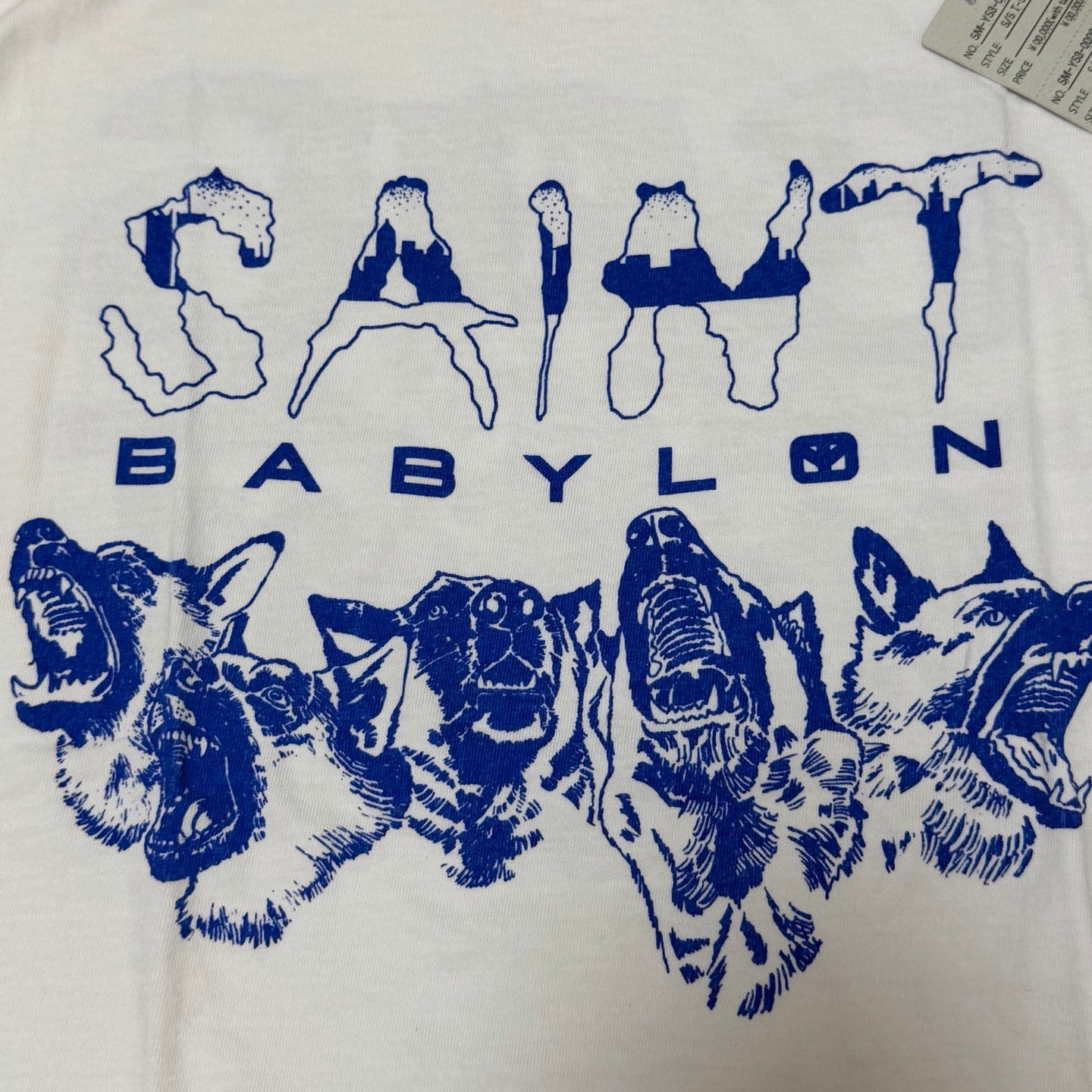 SAINT Mxxxxxx x Babylon BBLN SS Tee Saint Babylon "White"