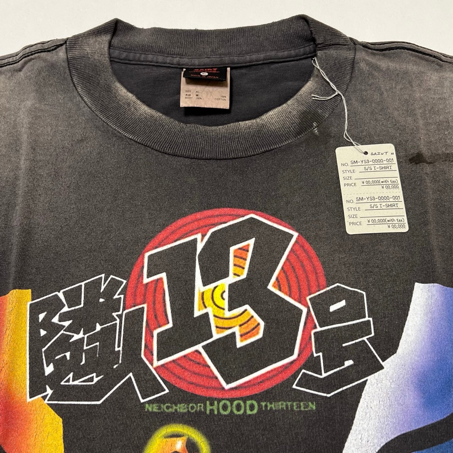 SAINT Mxxxxxx  GS_SS TEE/隣人13号/BLACK