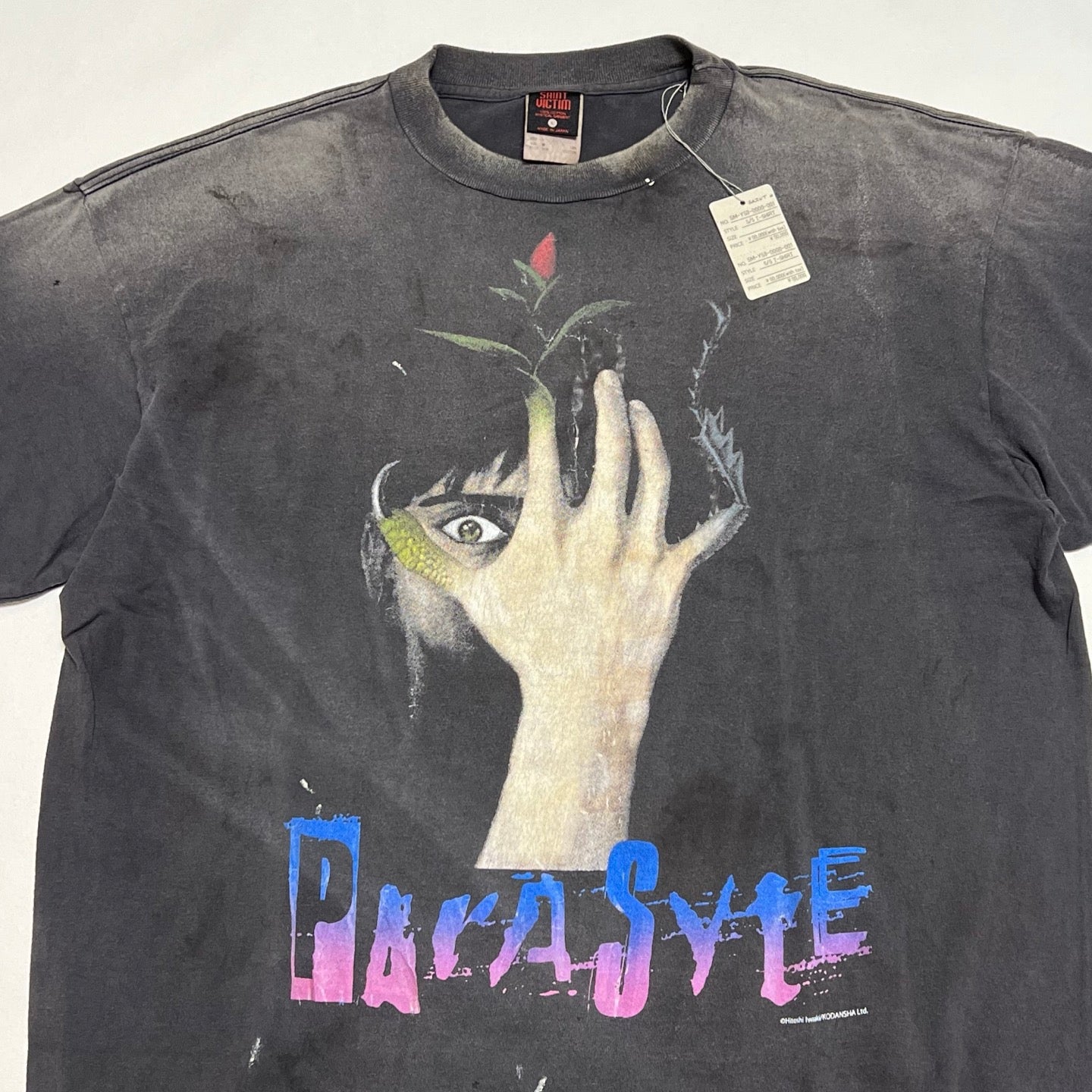 SAINT M××××××T-shirt Parasyte KJ_SS TEE  BLACK