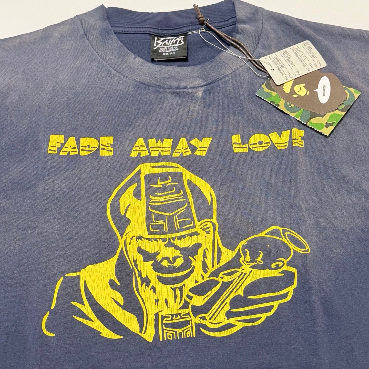 SAINT M××××××BAPE_SS T-SHIRT/FADE AWAY LV/NV