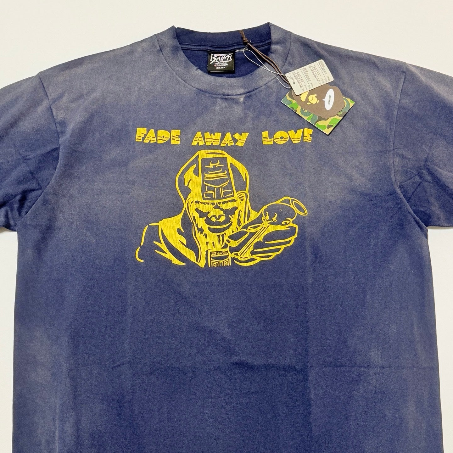 SAINT M××××××BAPE_SS T-SHIRT/FADE AWAY LV/NV