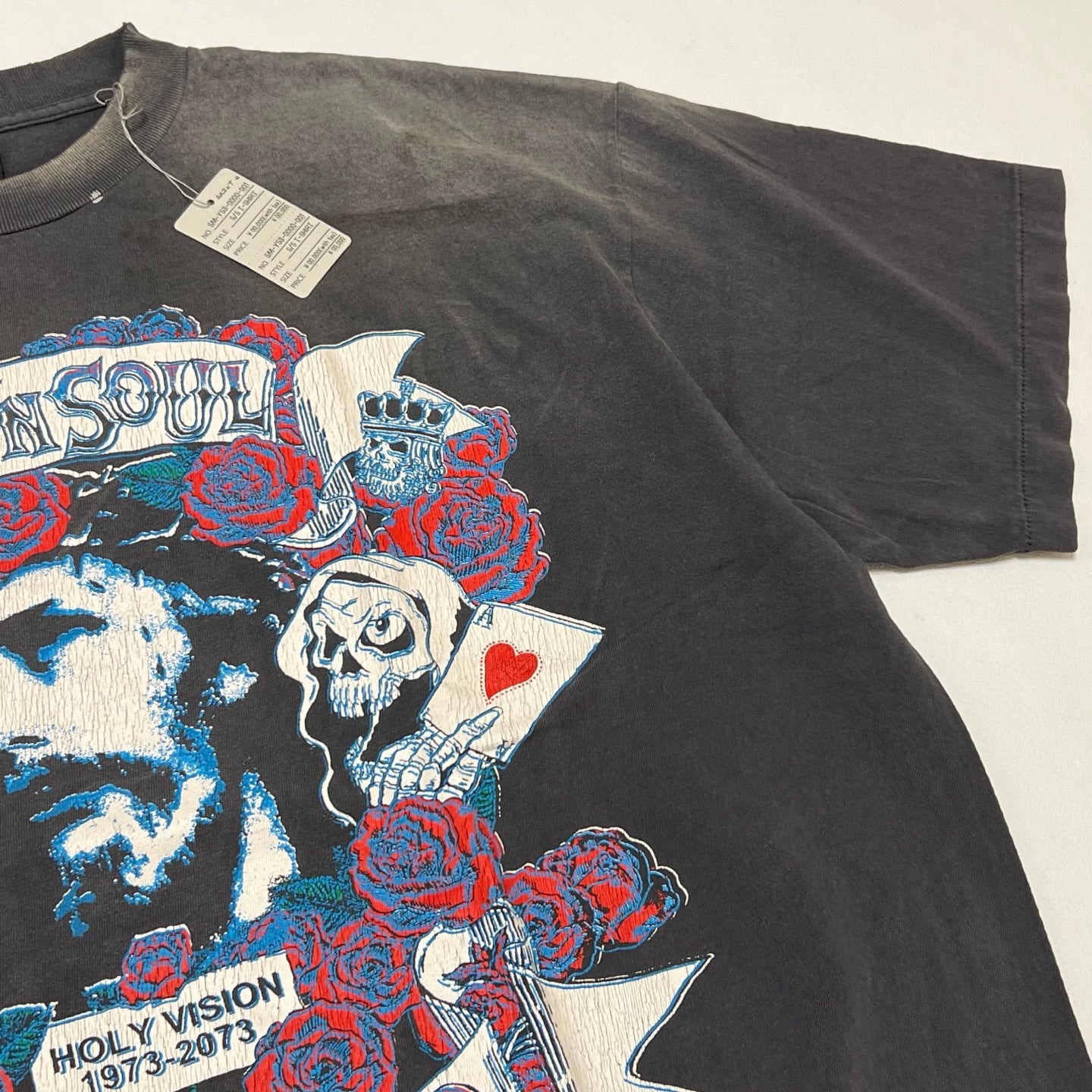 SAINT M×××××× TEE/BODYN SOUL/BLACK