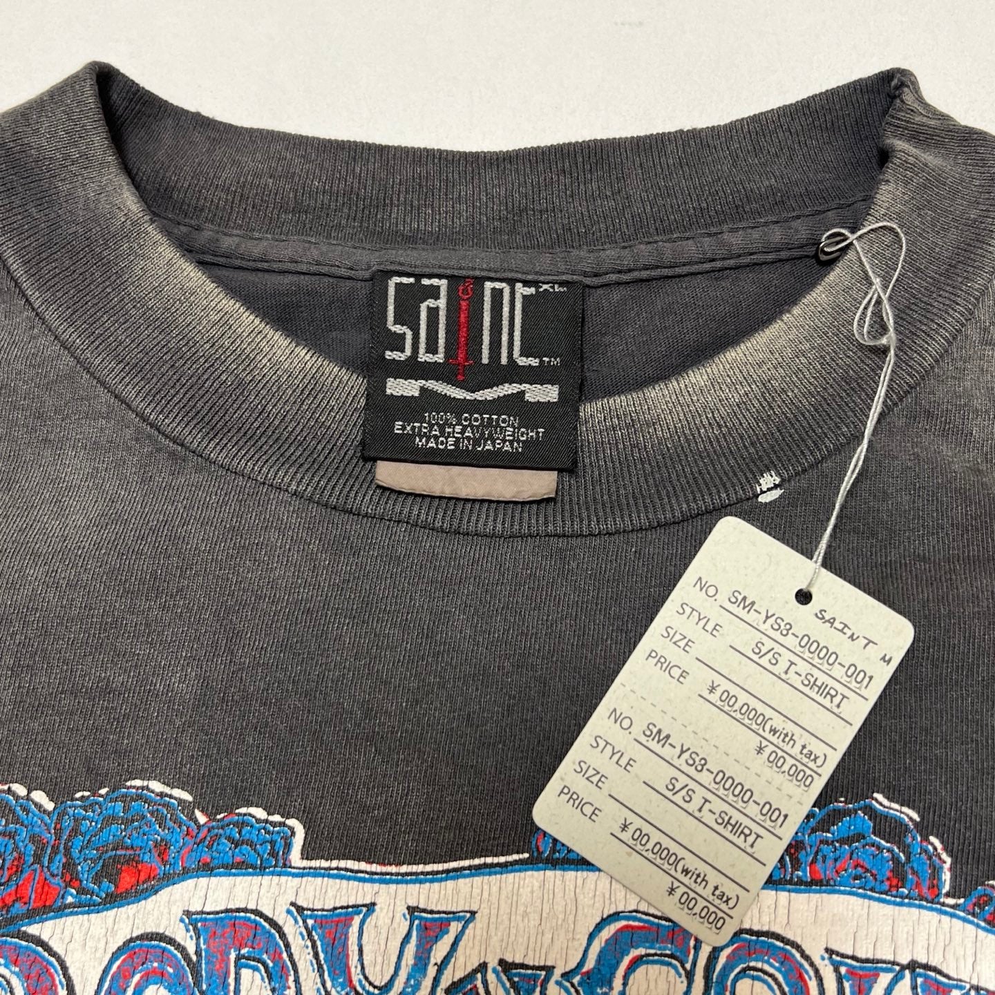 SAINT M×××××× TEE/BODYN SOUL/BLACK