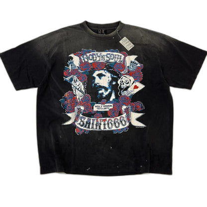 SAINT M×××××× TEE/BODYN SOUL/BLACK