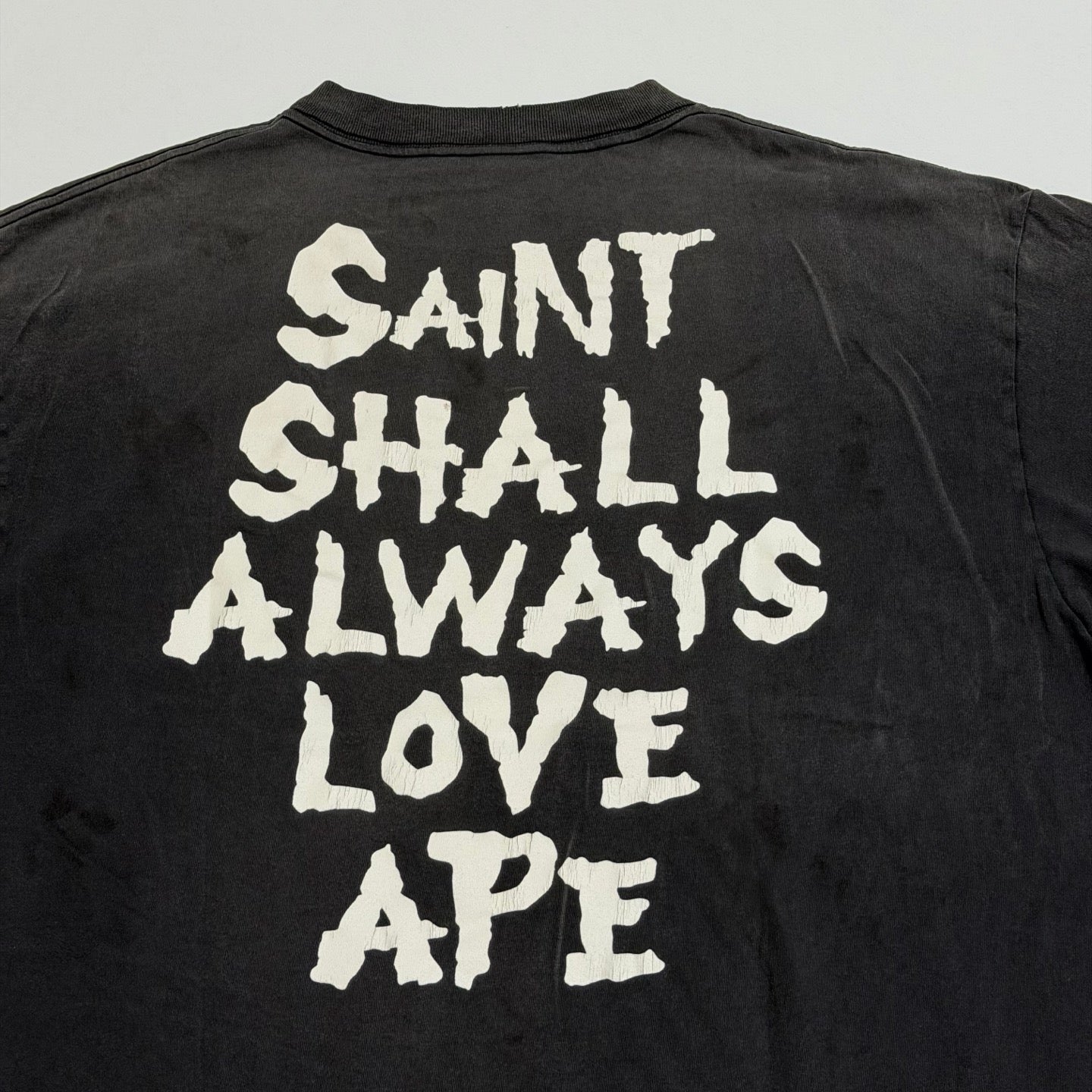 SM-MK8-0000-C49/BAPE_SS T-SHIRT/ALWAYS LOVE/BK