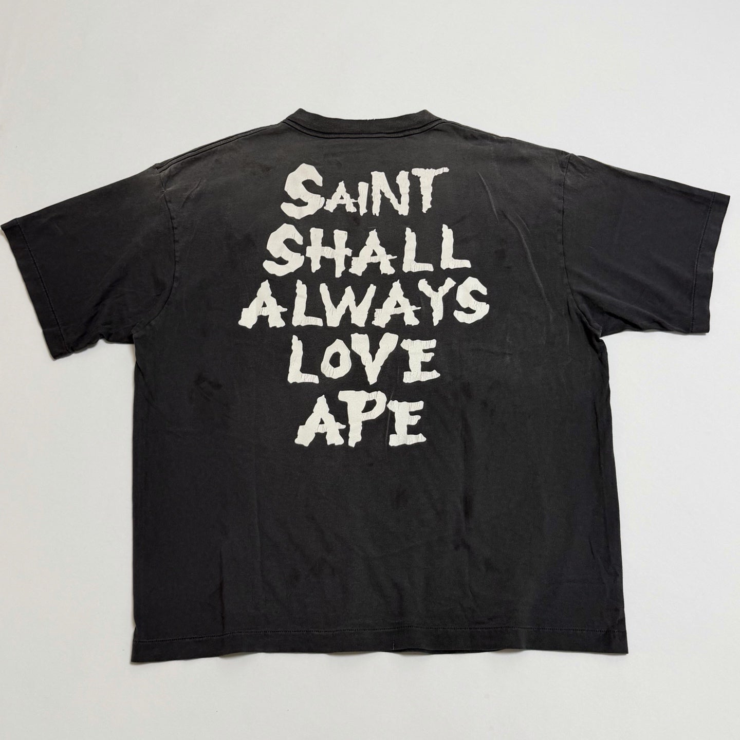 SM-MK8-0000-C49/BAPE_SS T-SHIRT/ALWAYS LOVE/BK