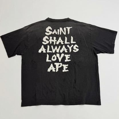SM-MK8-0000-C49/BAPE_SS T-SHIRT/ALWAYS LOVE/BK