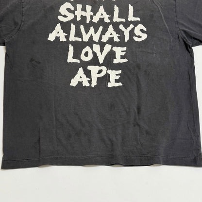 SM-MK8-0000-C49/BAPE_SS T-SHIRT/ALWAYS LOVE/BK