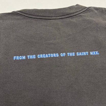 SAINT Mxxxxxx Green Logo Matrix T-Shirt 'Black'