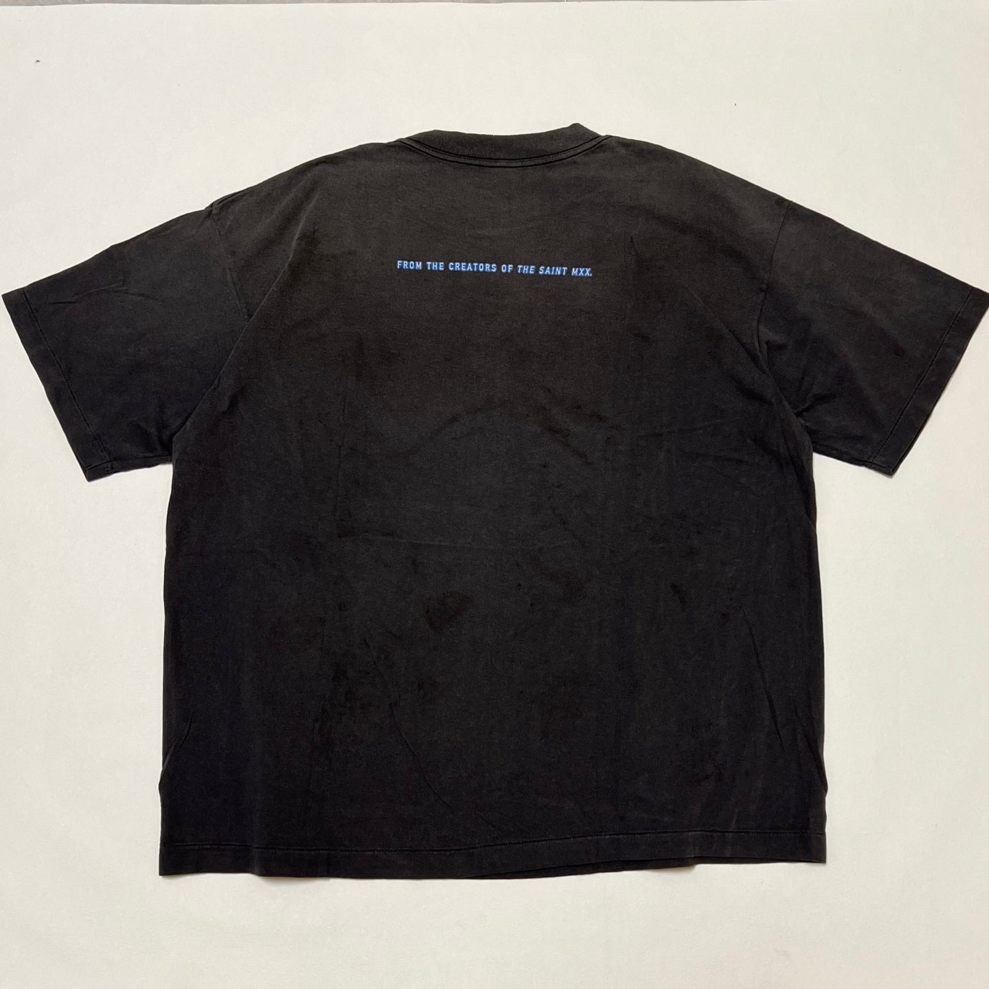 SAINT Mxxxxxx Green Logo Matrix T-Shirt 'Black'