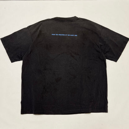 SAINT Mxxxxxx Green Logo Matrix T-Shirt 'Black'