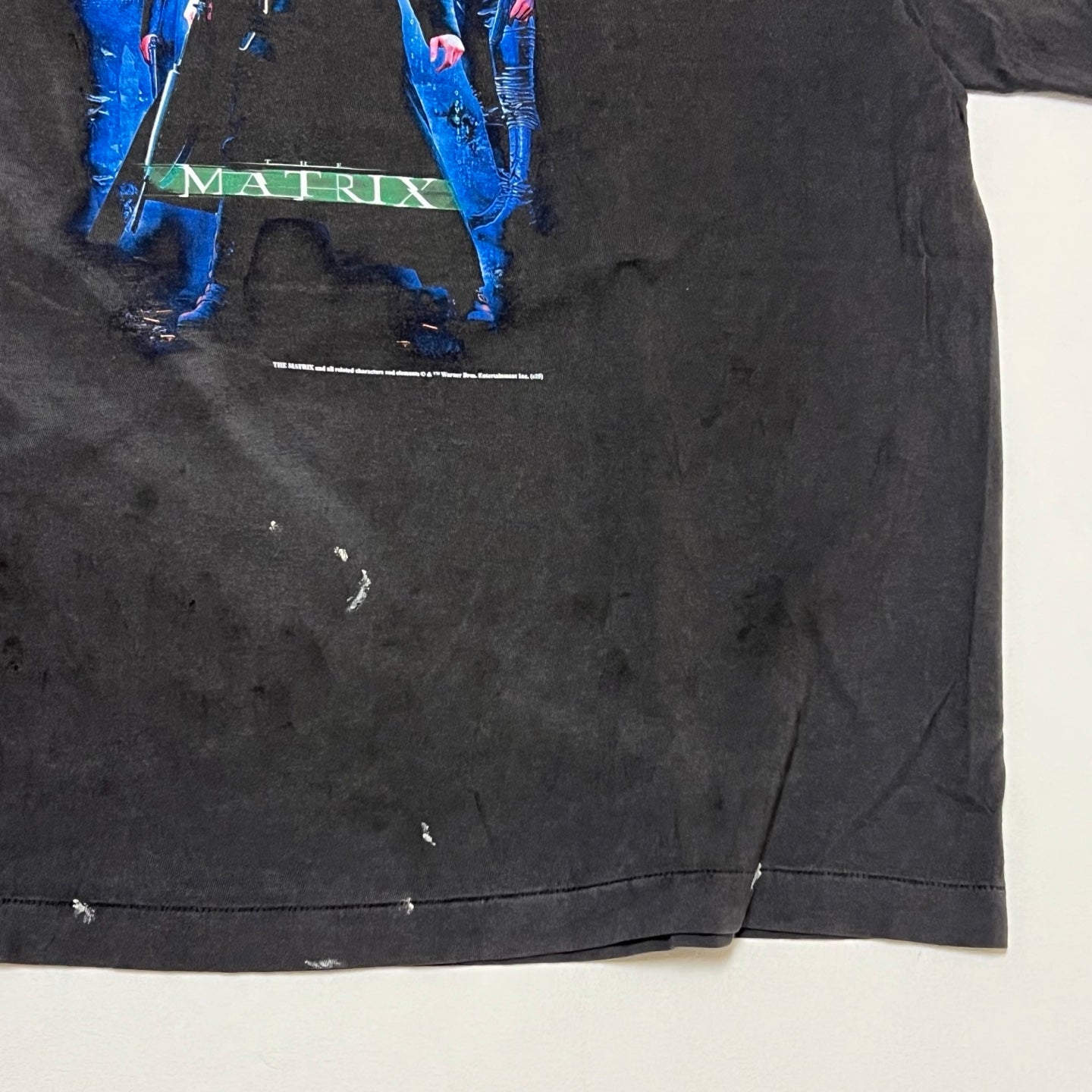 SAINT Mxxxxxx Green Logo Matrix T-Shirt 'Black'