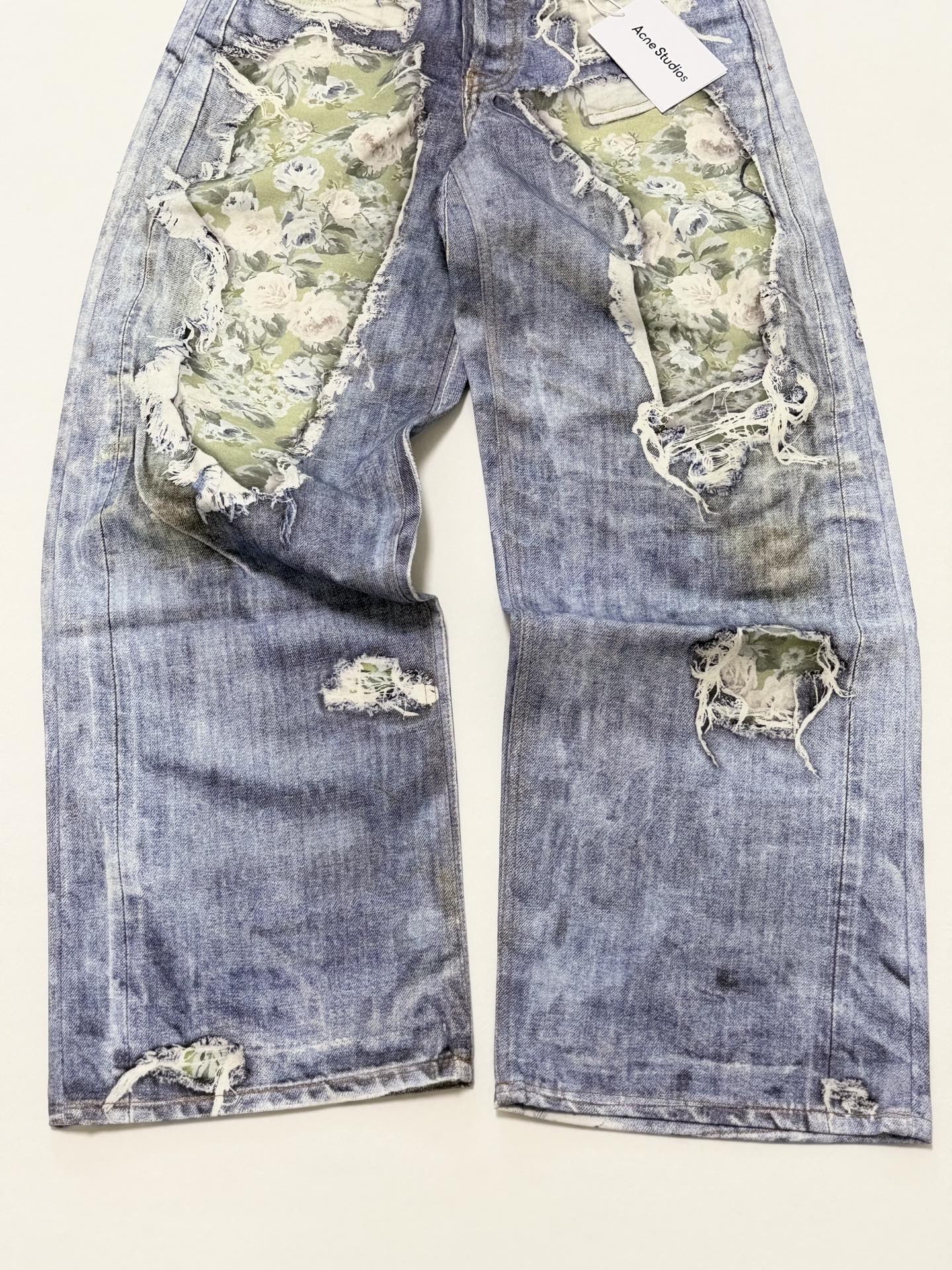 Acne Studios Optical illusion jeans - 1981