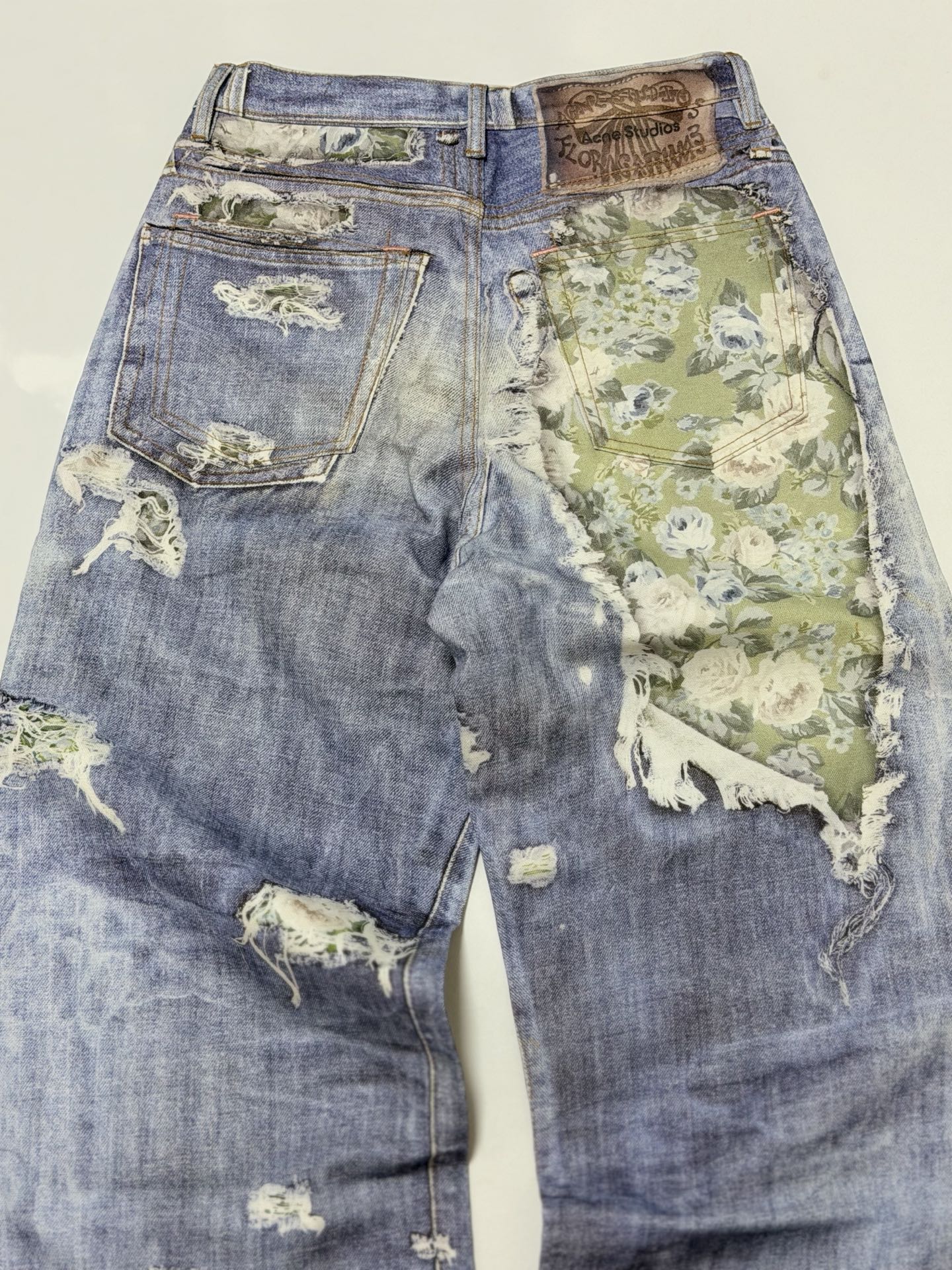 Acne Studios Optical illusion jeans - 1981