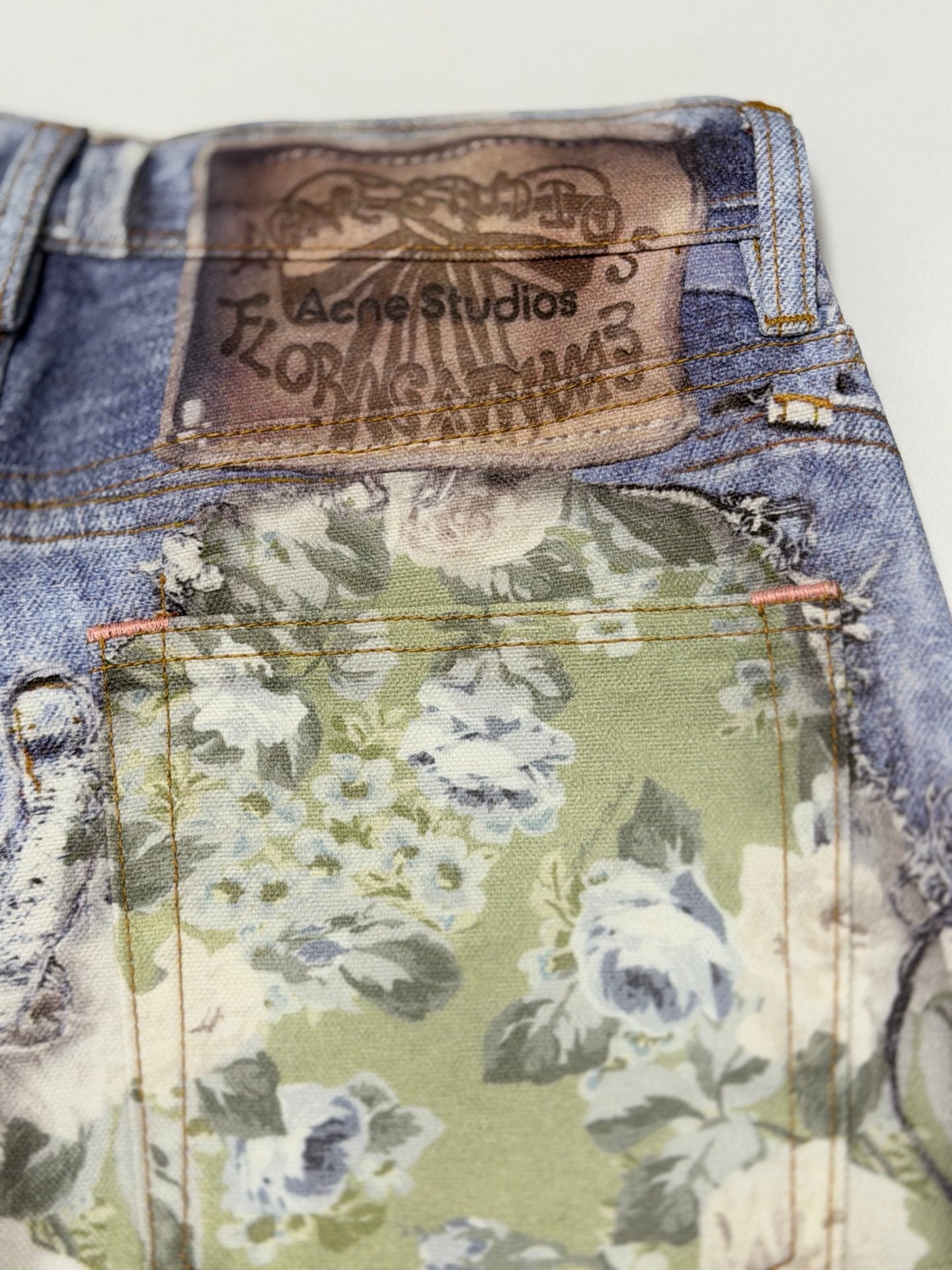 Acne Studios Optical illusion jeans - 1981