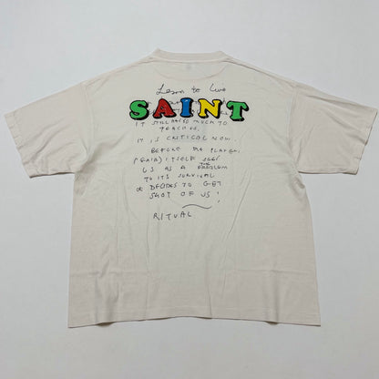 SAINT MxxxxxxJR_SS T-SHIRT/E/WHITE
