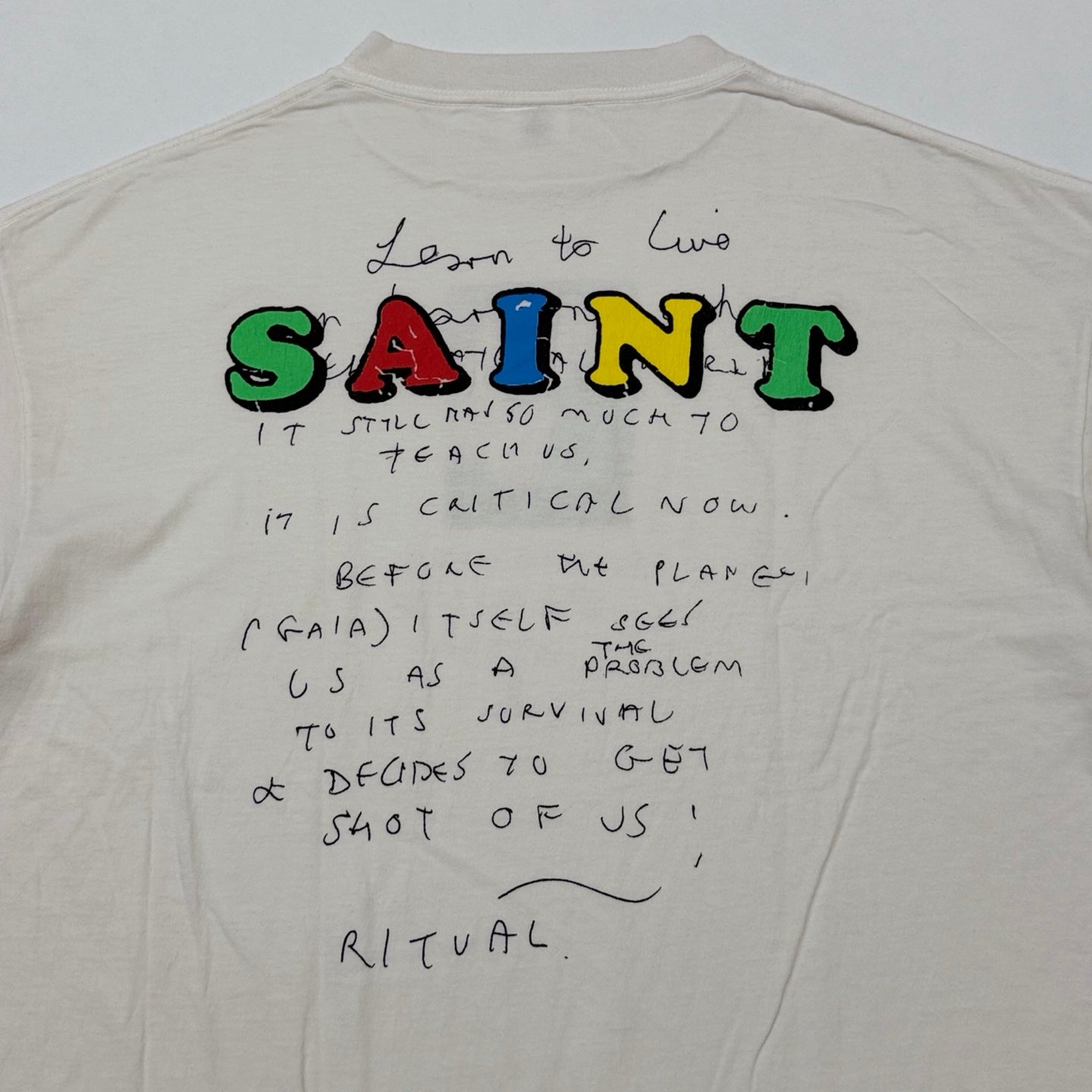 SAINT MxxxxxxJR_SS T-SHIRT/E/WHITE