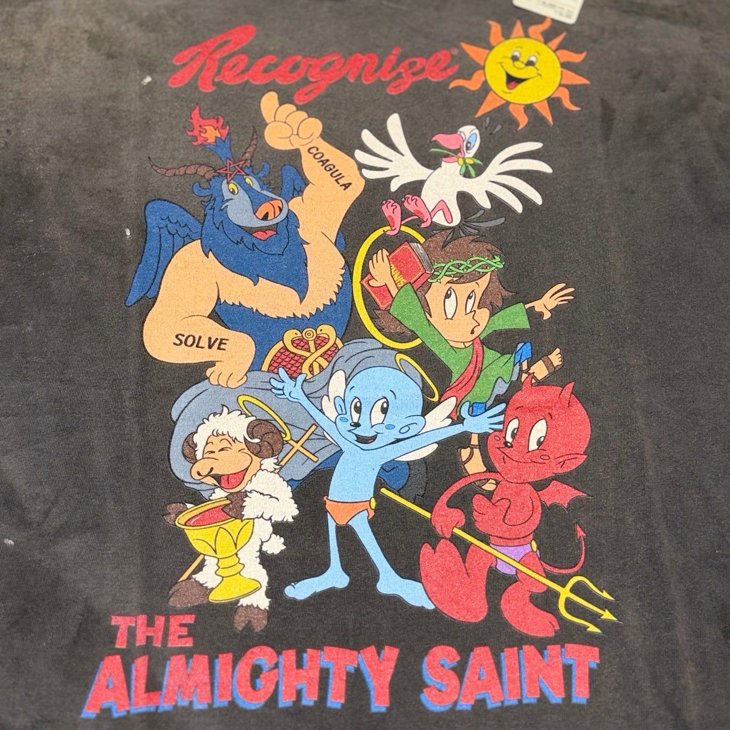 SAINT Mxxxxxx SS T-SHIRT/ALMITHY SAINT/BLACK