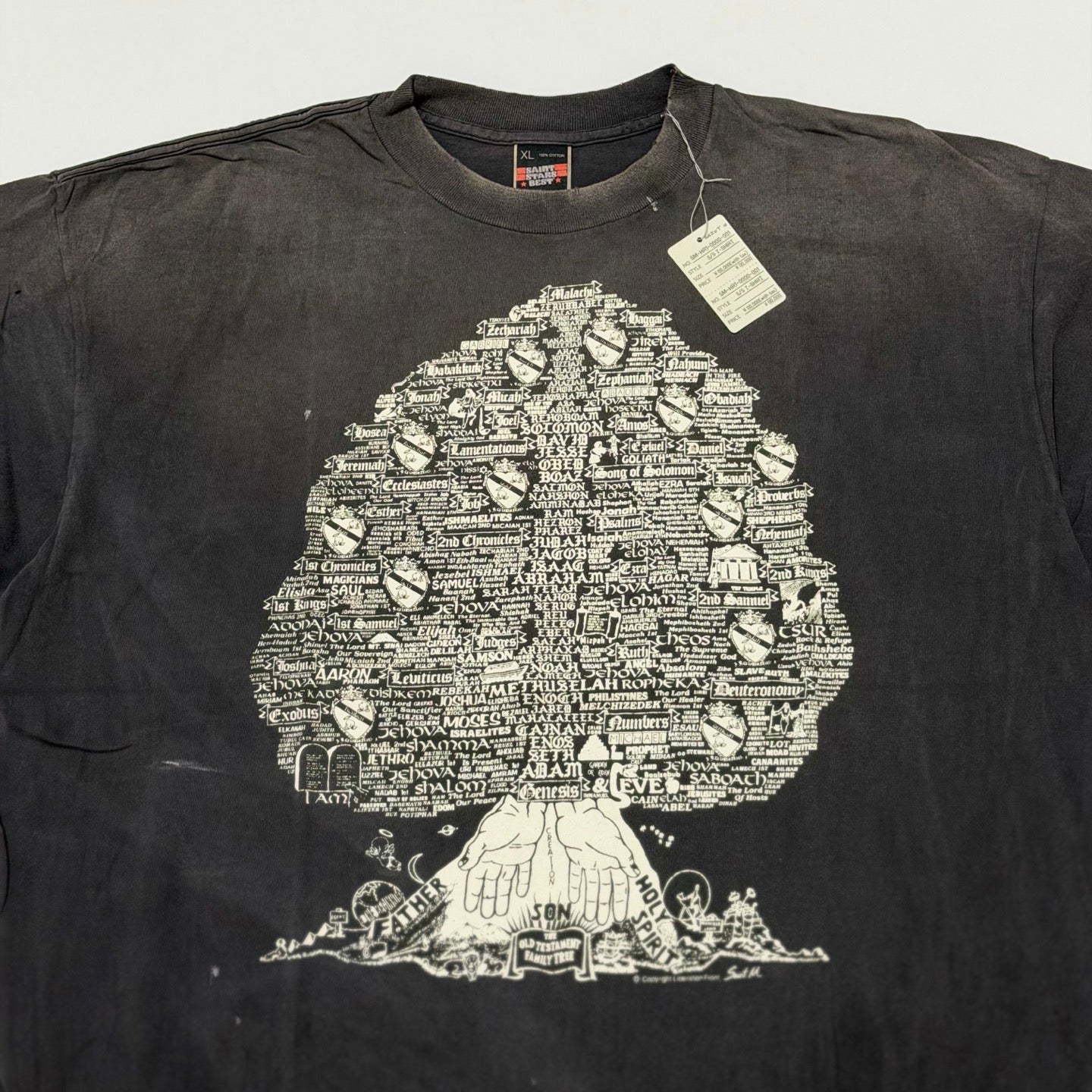 SAINT Mxxxxxx SS T-SHIRT/TREE/BLACK