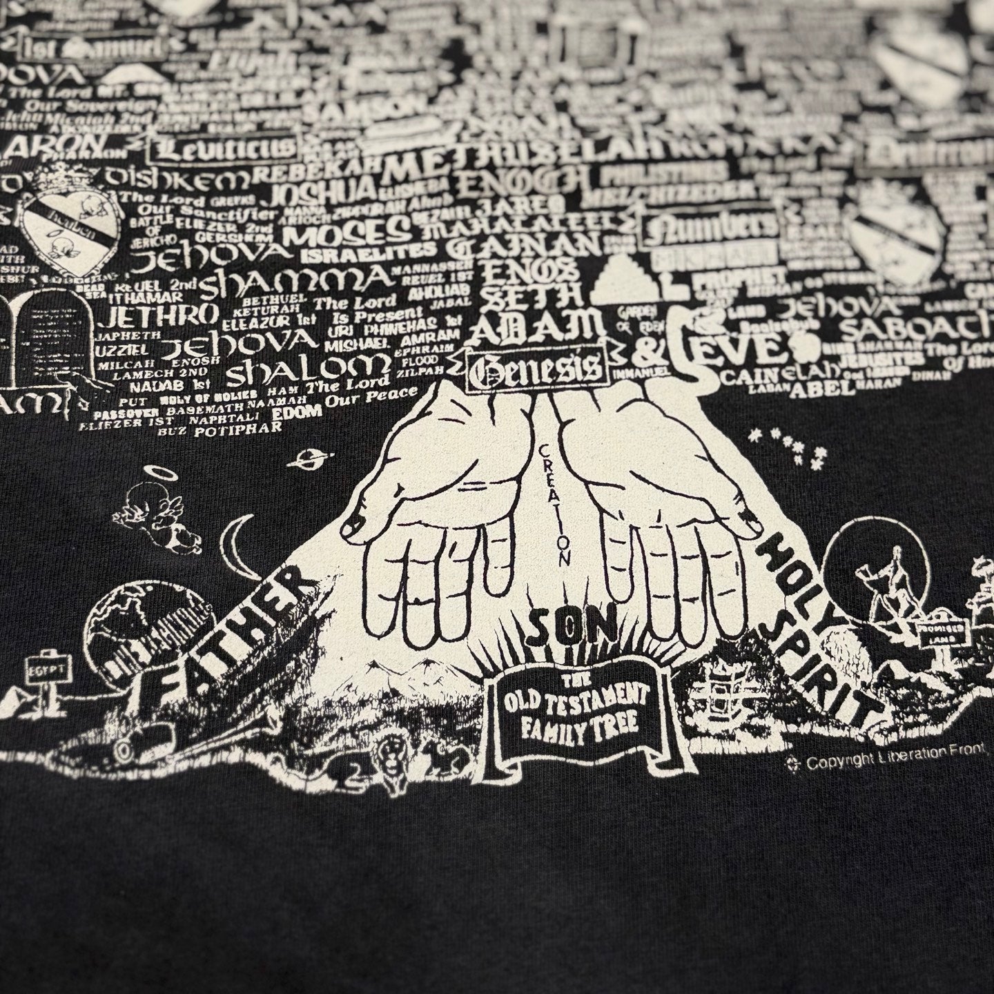 SAINT Mxxxxxx SS T-SHIRT/TREE/BLACK