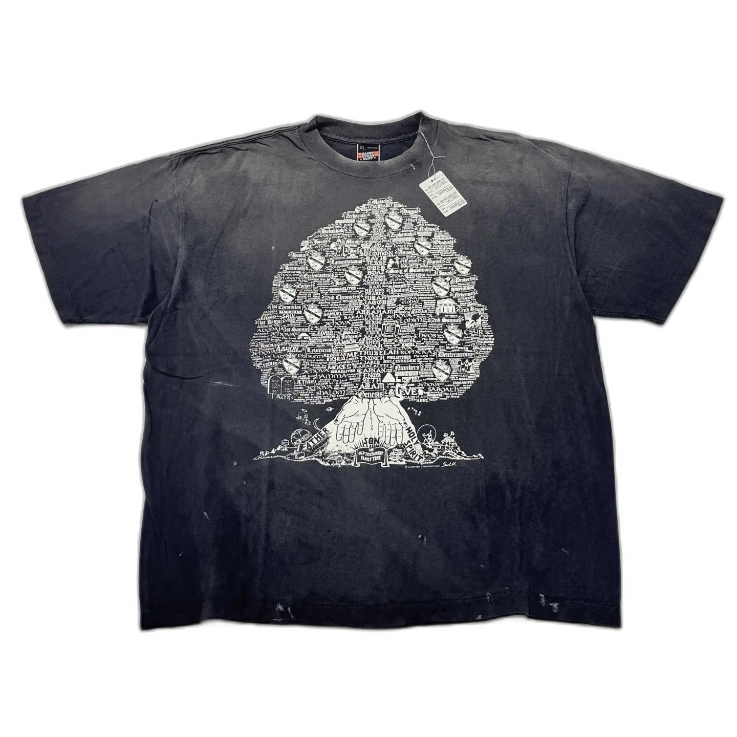 SAINT Mxxxxxx SS T-SHIRT/TREE/BLACK