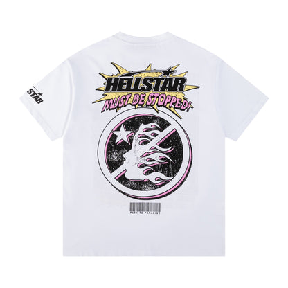 Hellstar Breaking News T-Shirt 'White