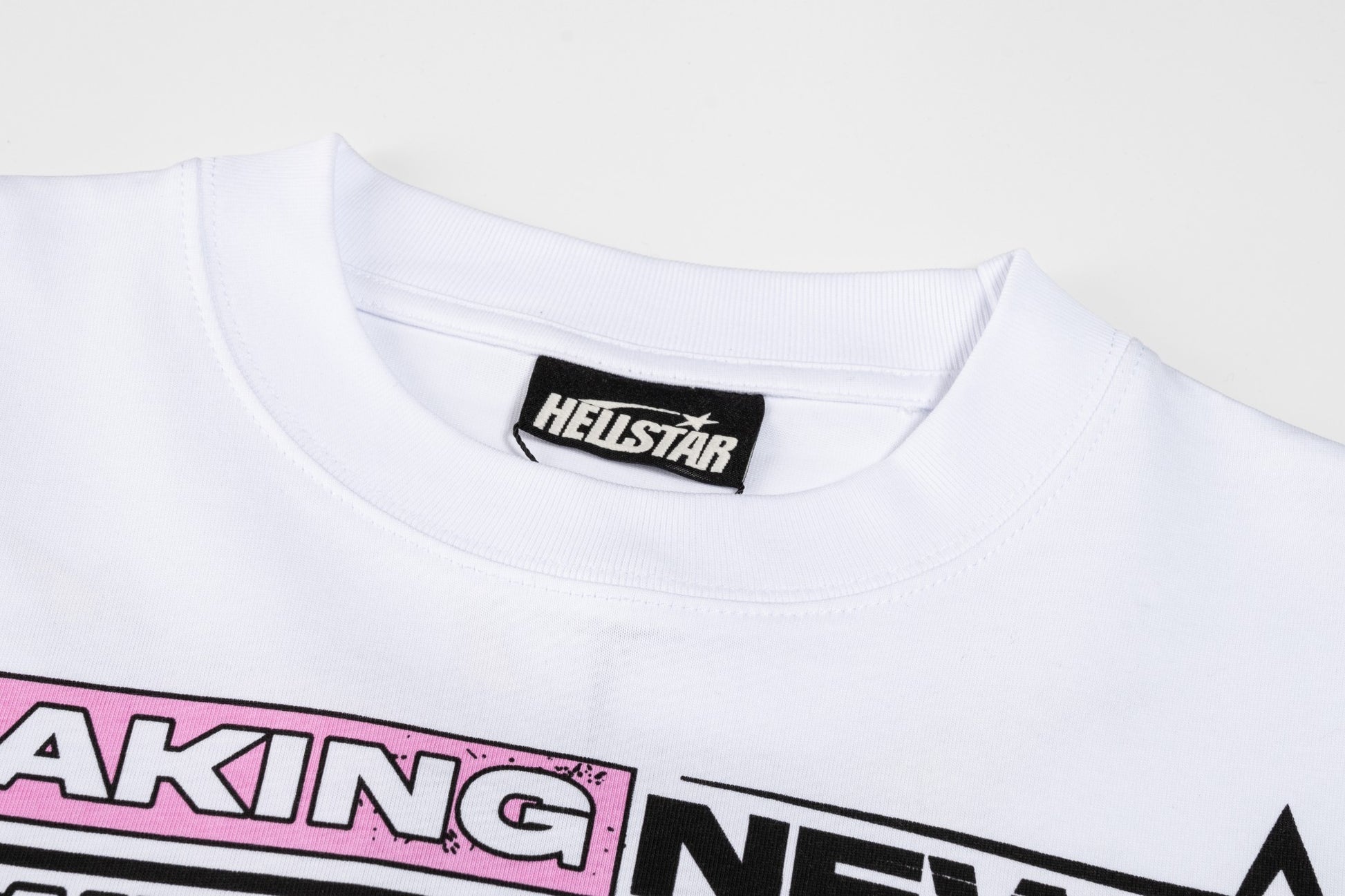 Hellstar Breaking News T-Shirt 'White