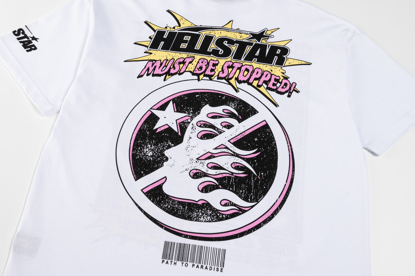 Hellstar Breaking News T-Shirt 'White