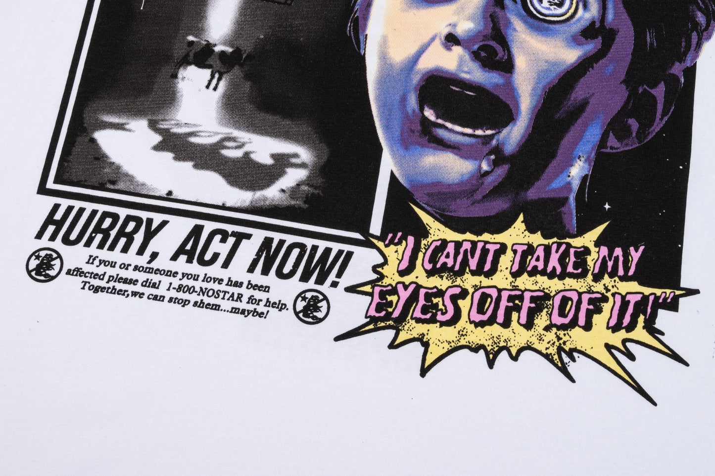 Hellstar Breaking News T-Shirt 'White