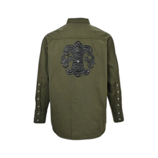 Chrome Hearts Army Shirt Flare Patch Jacket