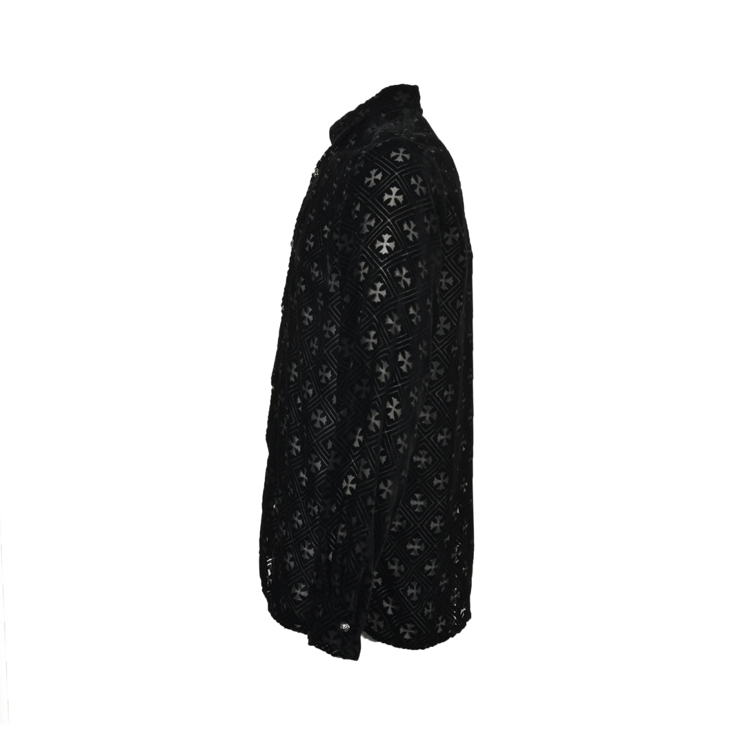 Chrome Hearts Plus rivet letter shirt