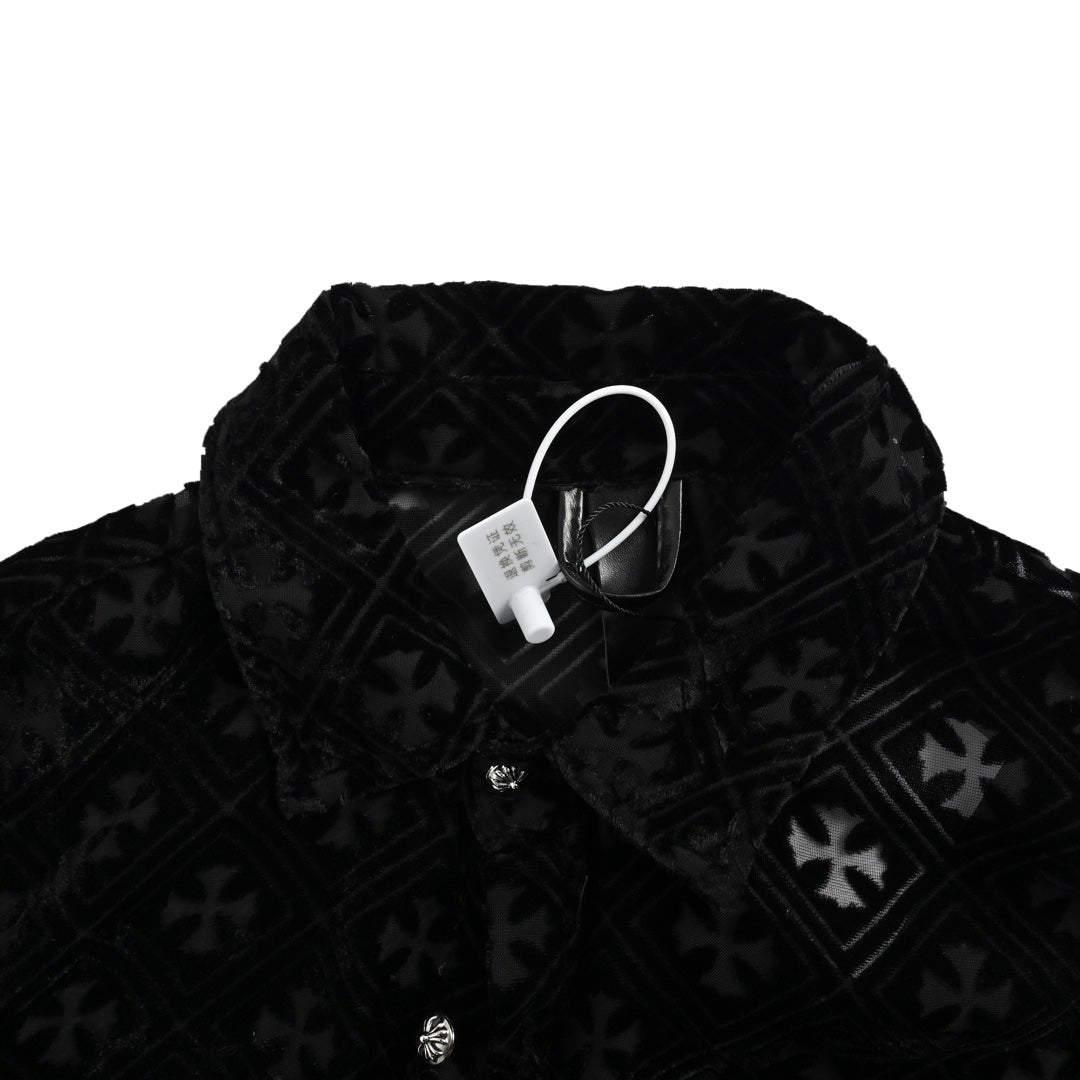 Chrome Hearts Plus rivet letter shirt