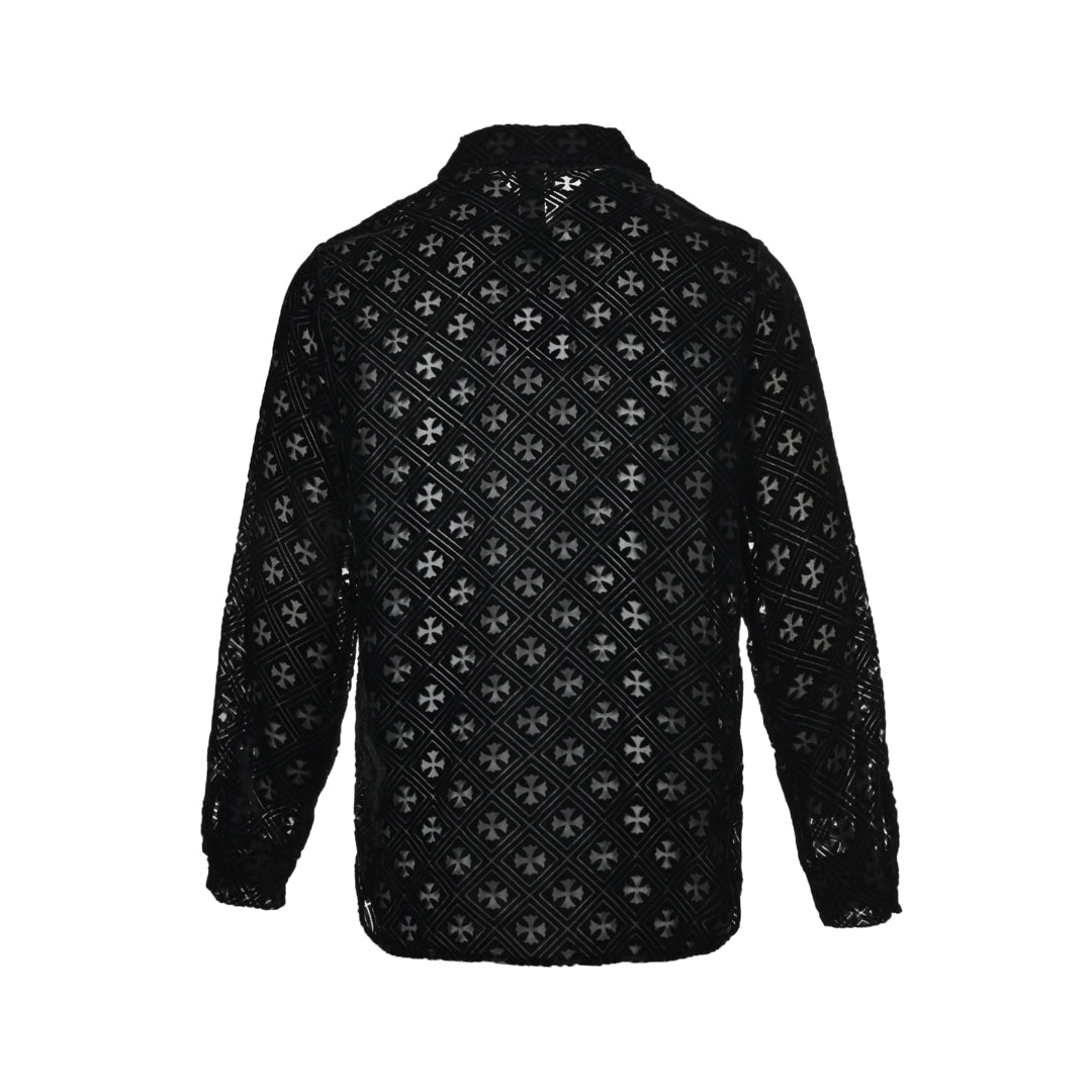 Chrome Hearts Plus rivet letter shirt