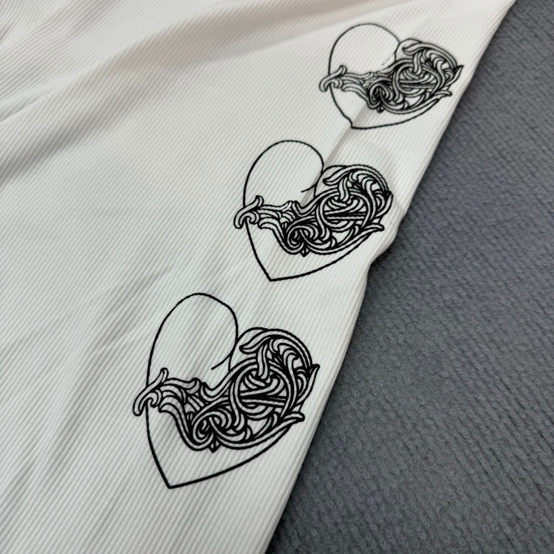 CHROME HEARTS Love You ribbed tank top