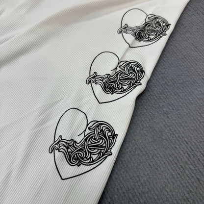 CHROME HEARTS Love You ribbed tank top