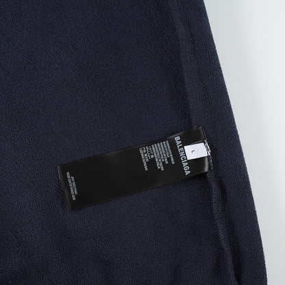 BALENCIAGA Men's Hybrid Zip-Up Cardigan "Black"
