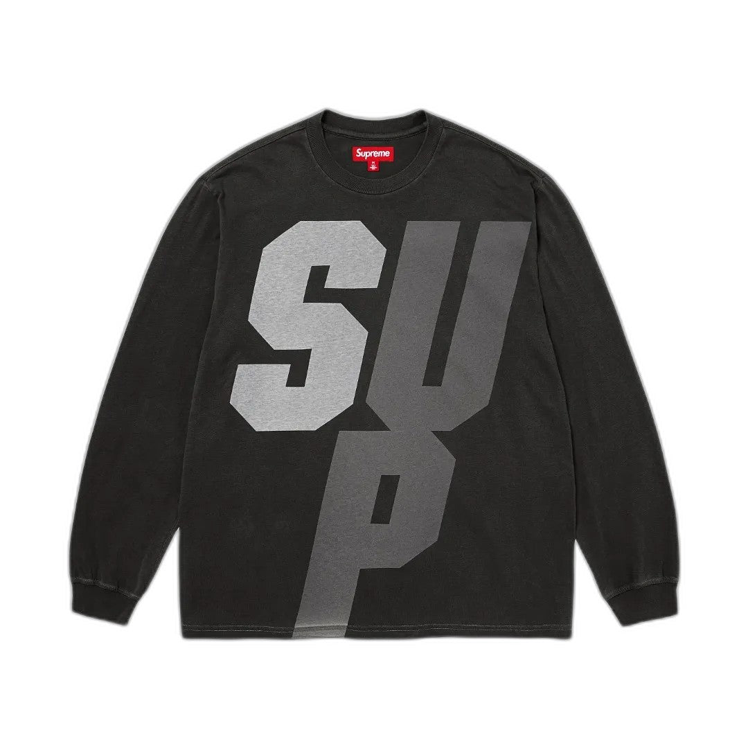 Supreme Reflective L/S Top "Black"